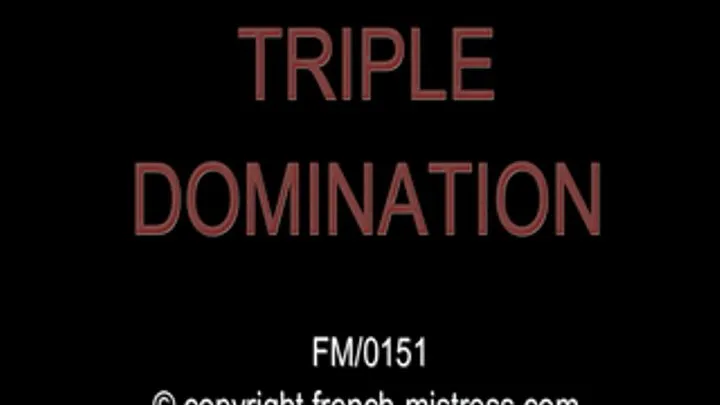 Triple domination