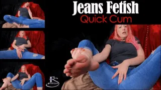 Jeans Fetish Quick Cum