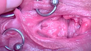 Extreme Close Up Pee and My Pierced Pussy and Clit Compilation 4 Videos