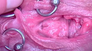 Extreme Close Up Pee and My Pierced Pussy and Clit Compilation 4 Videos