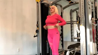 Janine Jericho Gets Gym Sweaty for Her Lazy Pup mobile