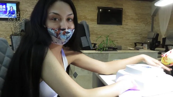 Pedicure Voyeur with Bianca Bangs