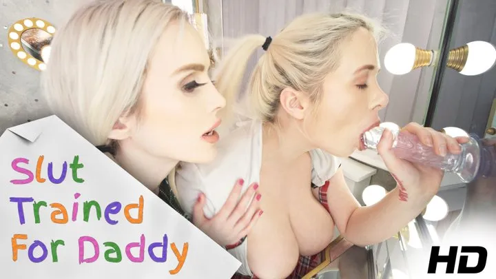 Cumslut Training for Step-Daddy's Girls