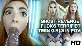 Ghost Gags and Fucks Scared Ahegao Teens
