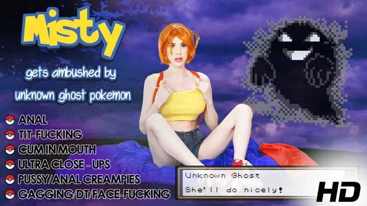 Ghost Pokemon fucks & fills Mistys holes