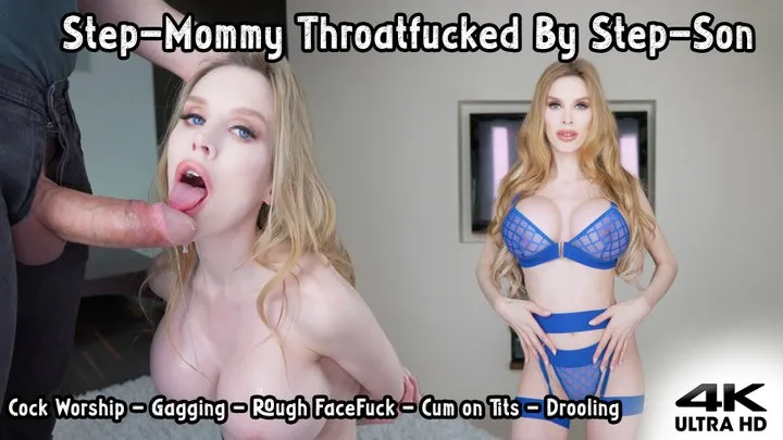 Step-Mommy Gets Face Fucked By Step-Son