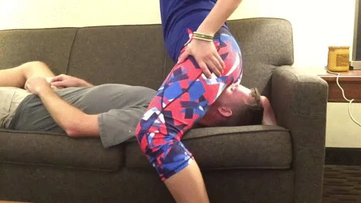 Human Couch Yoga Pants Facesitting