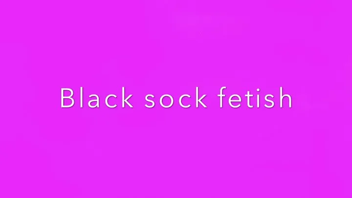 black sock fetish