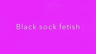 black sock fetish