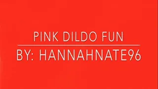 Pink dildo fun