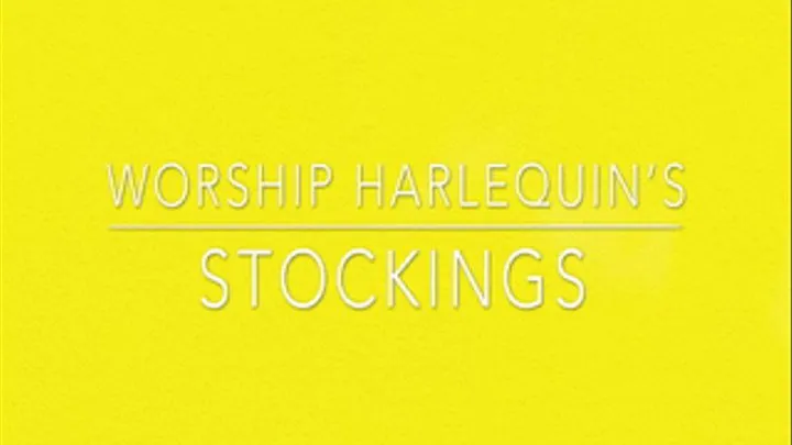 worship harlequins stockings