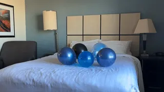 Lilith Taurean Plays With Balloons With Her Feet