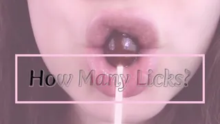 How Many Licks?