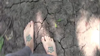 Licking My Dirty Feet in the Woods