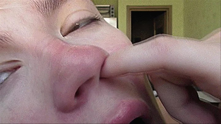 MUCUS IN THE LARGE NOSTRILS!