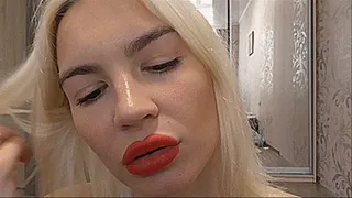 REQUEST Smelly lips and blond hair!