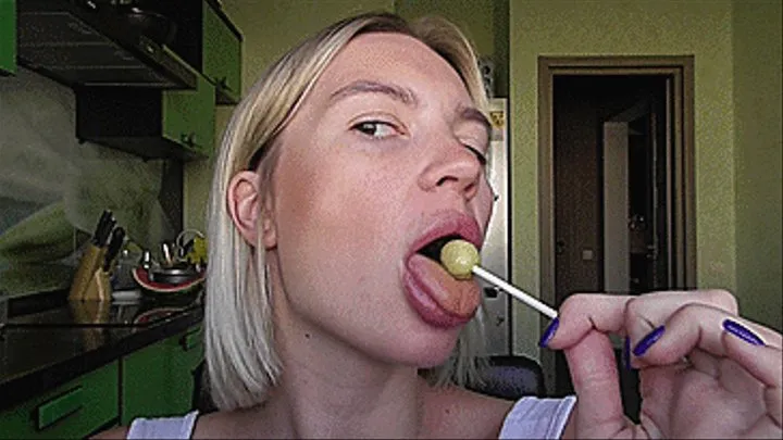 LICKING A FUCKING CHUPA CHUPS!