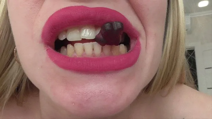 HER CROOKED TEETH BITE!