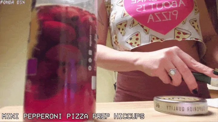 Mini pepperoni pizza kitchen hiccups