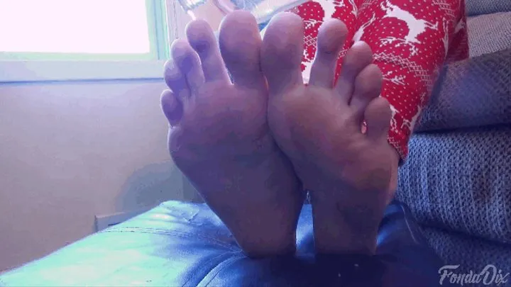 Slippery, oiled soles