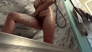 Shower spy leg shave