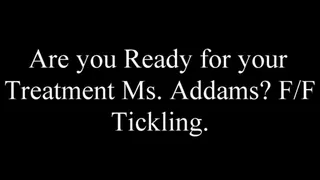 Are you Ready for your Treatment Ms Addams? FF Foot Tickling, Straitjacket