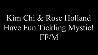 Kim Chi and Rose Holland Have Fun Tickling Mystic! FFM