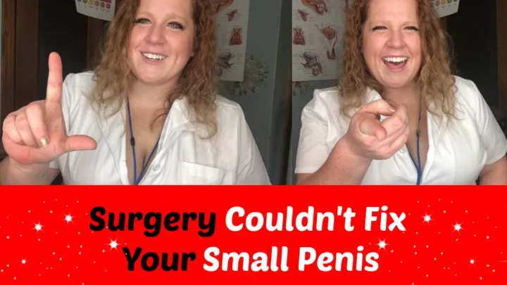 Surgery Couldnt Fix Your Small Penis