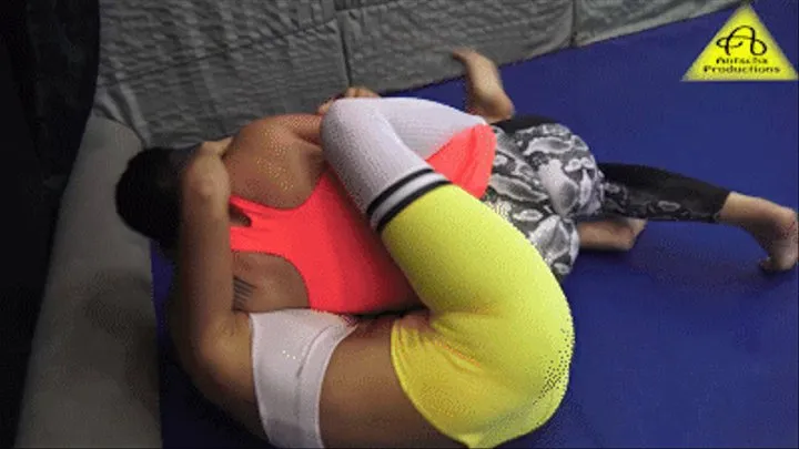 Athena vs Orsi B competitive female wrestling