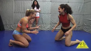 Curie vs Sheena female competitive grappling