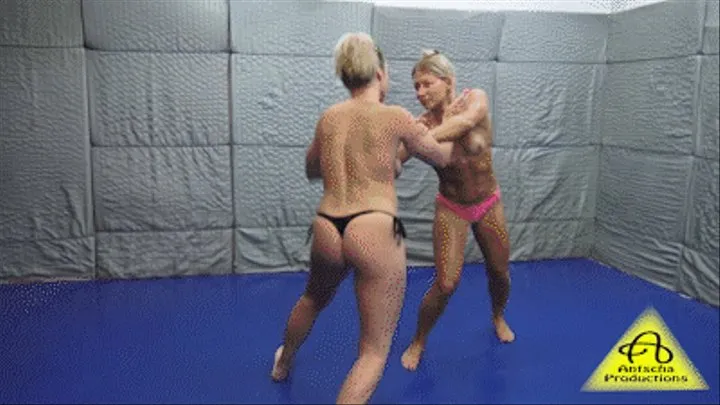 Antscha vs Axa erotic wrestling