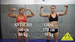 Orsi B vs Antscha competitive female grappling match