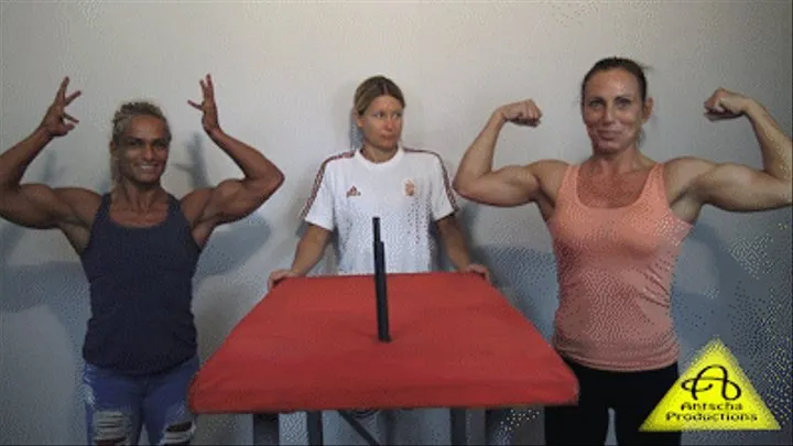 Armwrestling: Kyra vs Iron : 2 female bodybuilder!