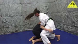 Amanda vs Ati judo GI match