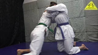 Dolly vs Kimbra judo GI match