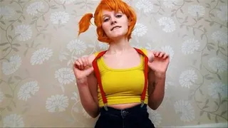 Misty from Pokemon is feeling naughty...