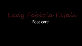 4B Lady Fabiola Fatale - Full FootCare Footfetish - Heels Teasing