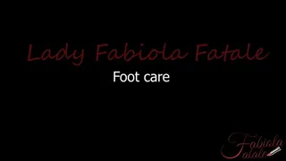 4A Lady Fabiola Fatale - Full FootCare Footfetish - Heels Teasing