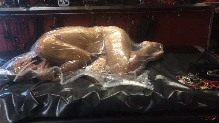 115B vacuum plastic bag until breathless and helpless   Lady Fatale