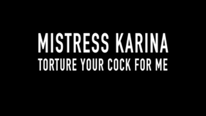 Punish Your Pathetic Cock