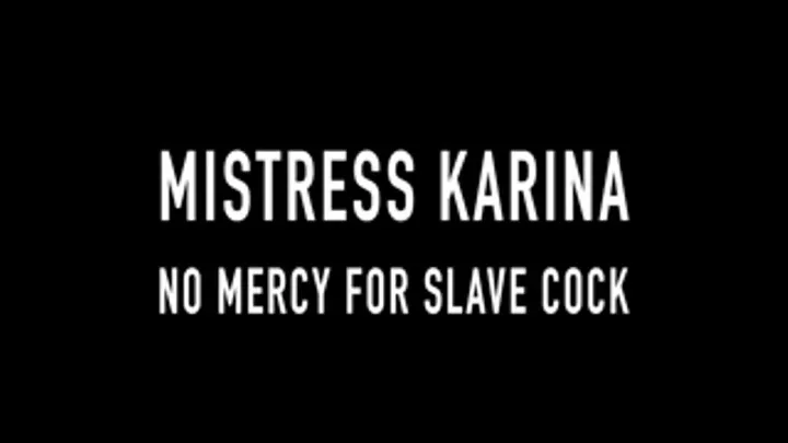 No Mercy For Slave Cock
