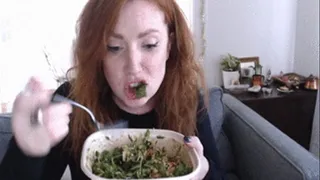 Burping and Eating Salad