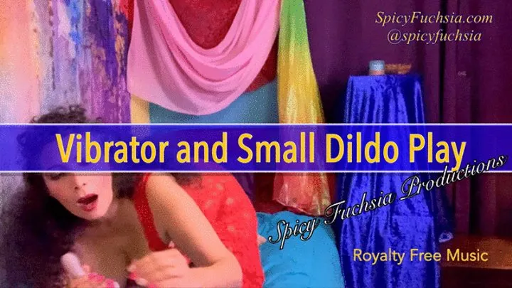 Vibrator and Small Dildo Play