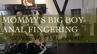 #BOOTS N BOOTY FETISH GERMANY " STEP-MOMMY'S BIG BOY - ANAL FINGERING +++ GEILER JUNGSKLAVE WIRD ANAL ENTJUNGFERT! +++ DIVA ZARAH FEMDOM GERMANY