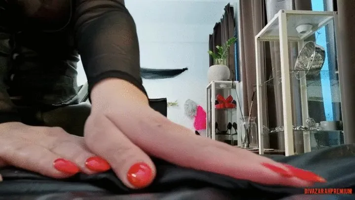 #618 LEATHER FEMDOM : LONG LEATHER GLOVES DOR YOUR COCK - Dein Schwanz wird platzen wenn diese weichen Lederhandschuhe nicht mehr loslassen ( )