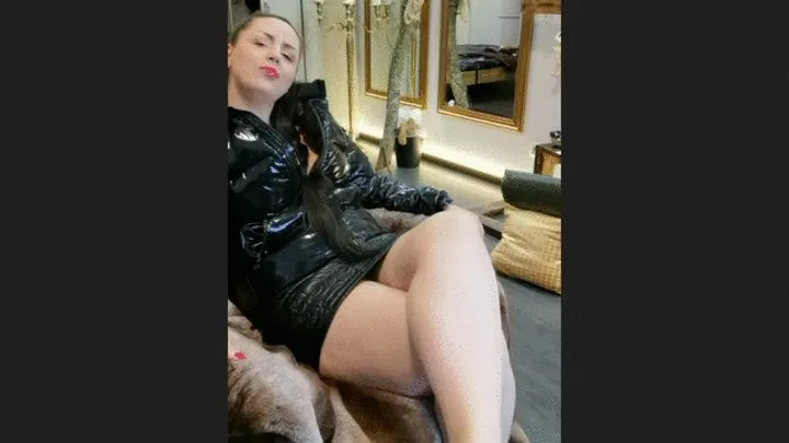 #636 LEATHER FEMDOM - OVERKNEE DREAM & HUMILIATION ++++ DU BIST AB HEUTE MEIN NOTGEILER STIEFELLECKER!