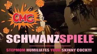 STEPMOM HUMILIATES YOUR SKINNY COCK!!! ( URETHRAL SOUNDING) /// SCHWANZSPIELE MIT STROM / STIEFEL / DILATATOR/KEUSCHHEITSGUERTEL ( GERMAN MISTRESS DIVA ZARAH)