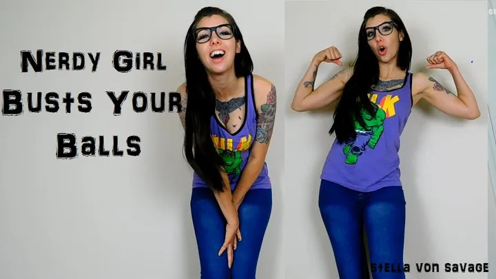 Nerdy Girl Busts Your Balls - POV Humiliating Ballbusting Fantasy