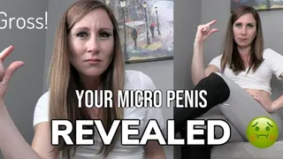 Your Micro Dick Revealed