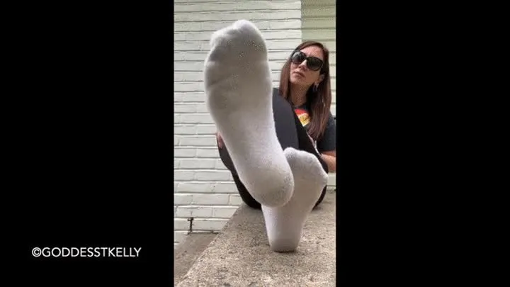 Outdoor Sock Humiliation